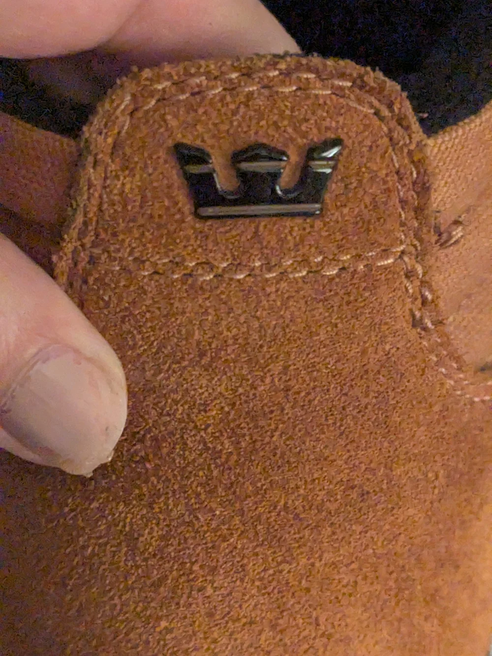 Supra Men's Brown Suede Boots with Black Collar